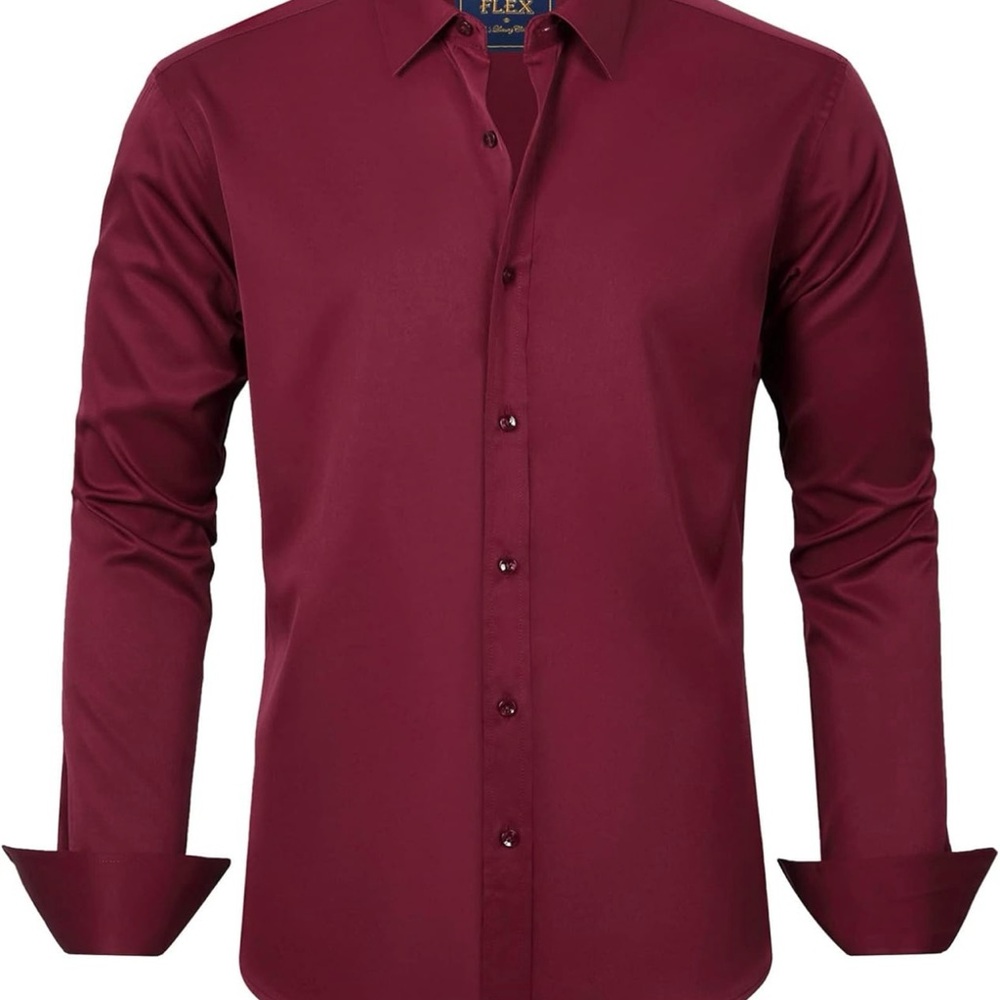 New in box - Burgundy Dress Shirt